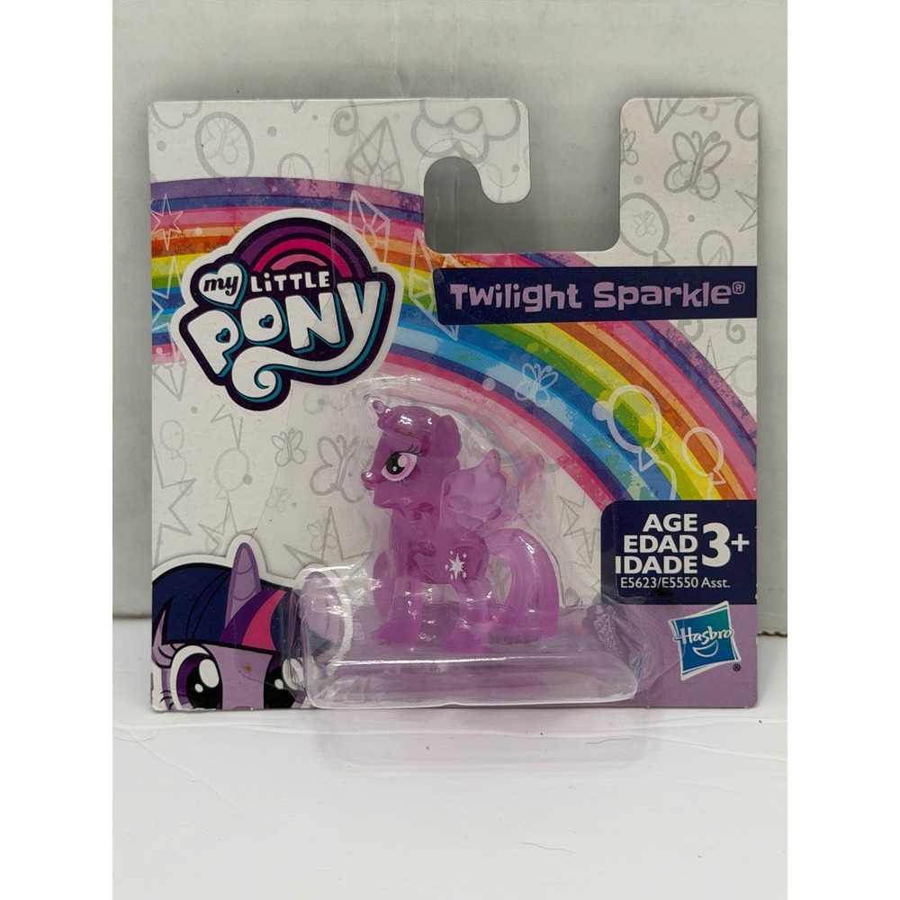 My Little Pony Twilight Sparkle Translucent Purple Mini Figure Hasbro E5623 NIP